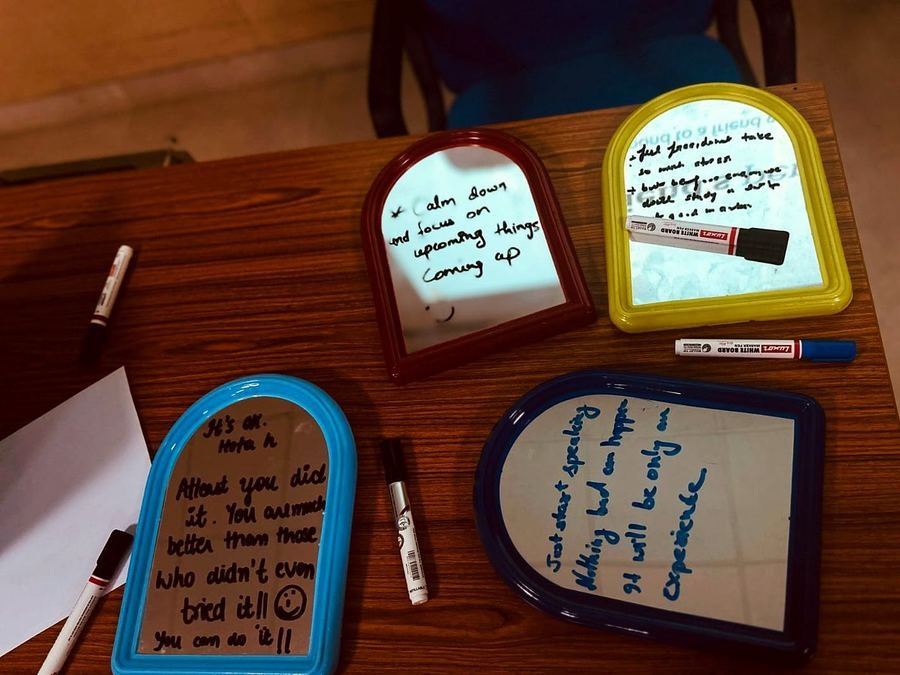 Building confidence · workshop artefacts