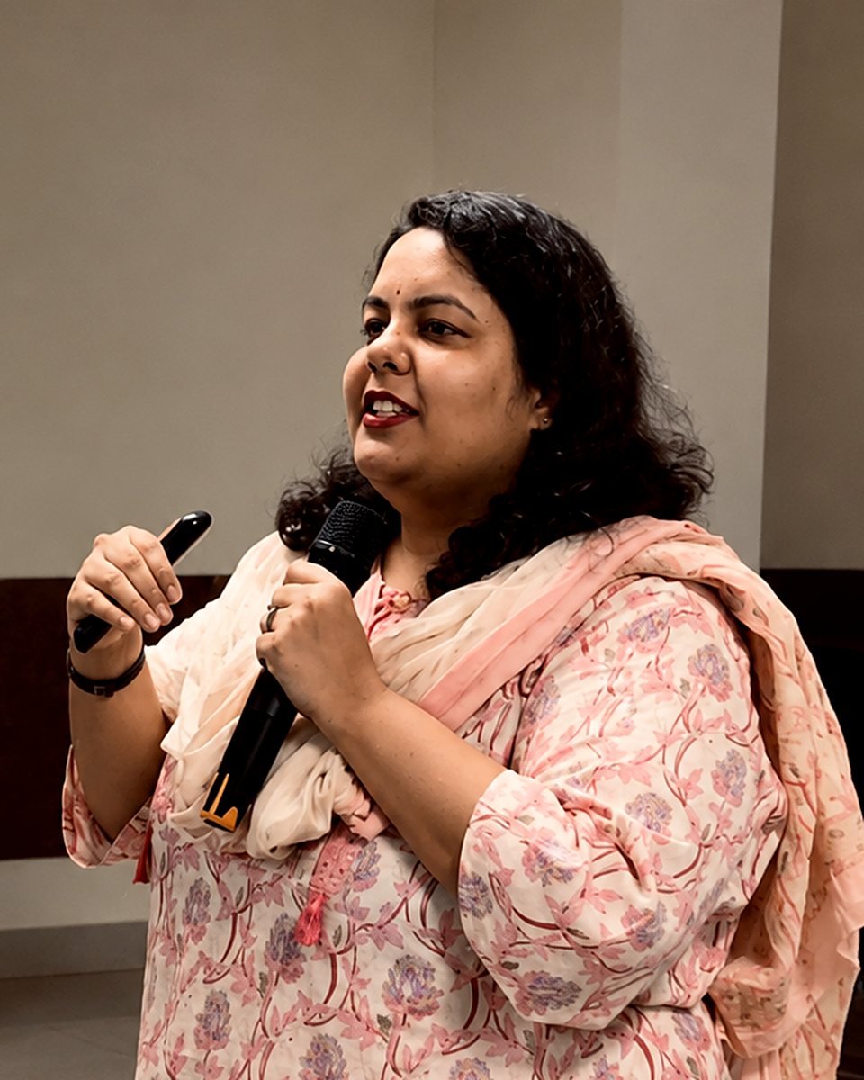 Priyanka Manchanda facilitating a session